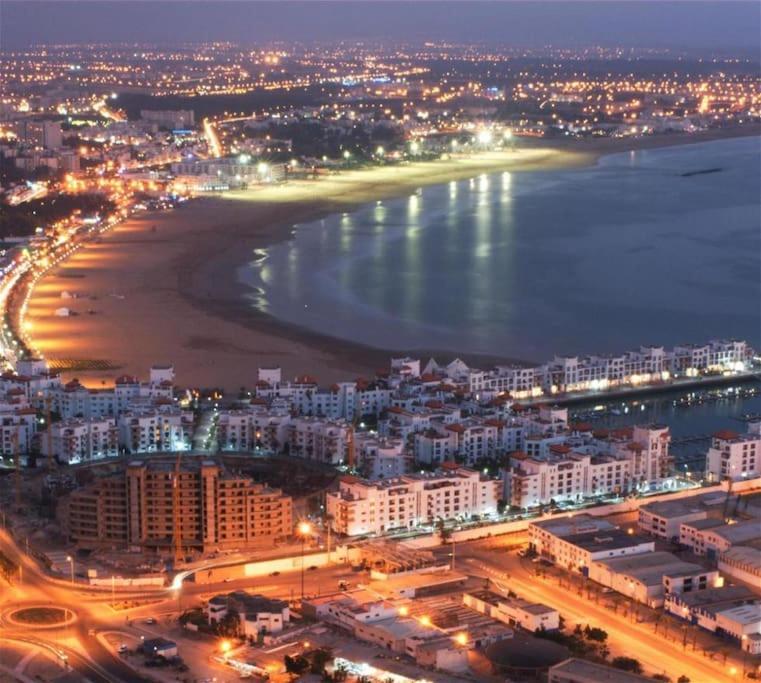 Appartement De Luxe ,Piscine,Parking,Terrasse Agadir Exterior photo